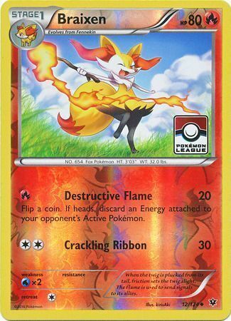 Braixen Card Front