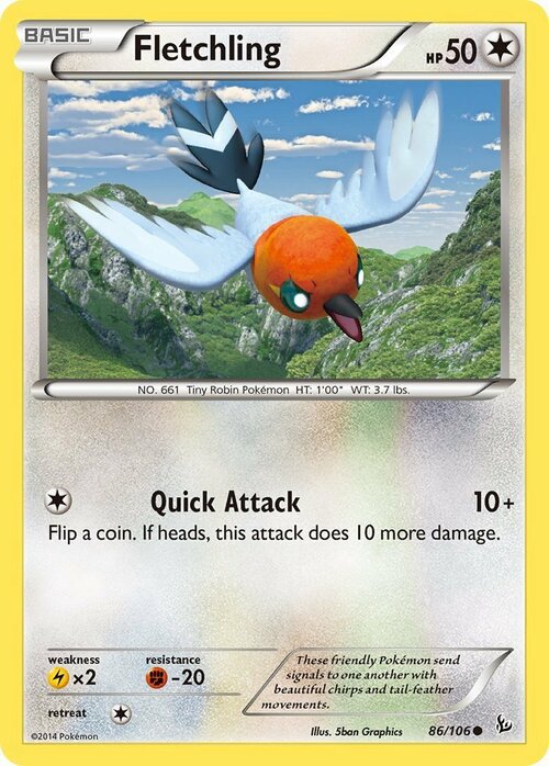 Fletchling Card Front