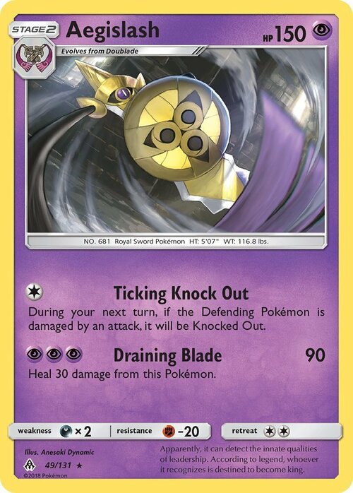 Aegislash Card Front