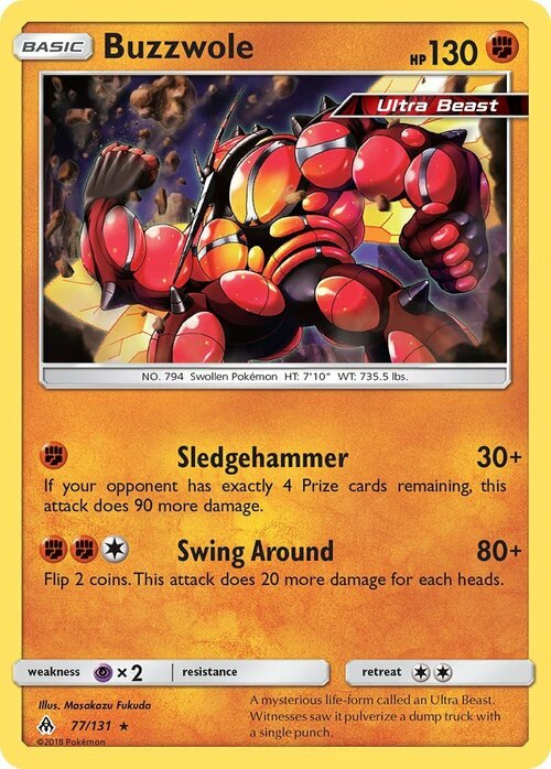 Buzzwole Card Front