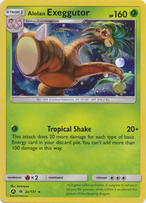 Alolan Exeggutor Card Front