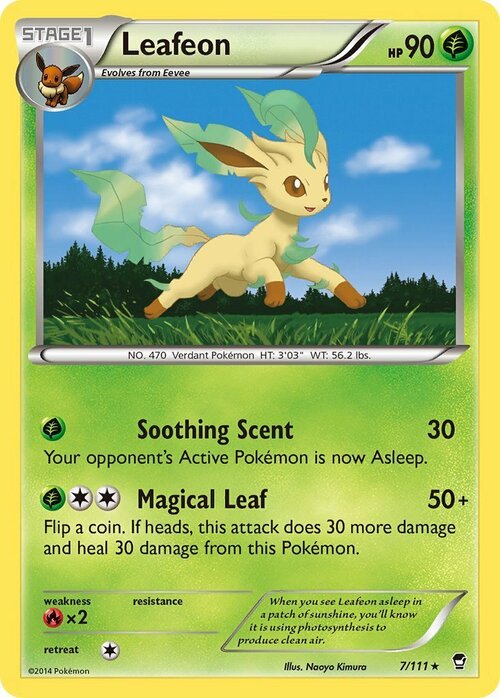 Leafeon Card Front