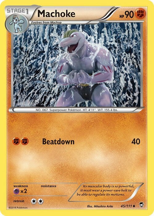 Machoke Card Front