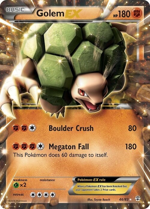 Golem EX Card Front