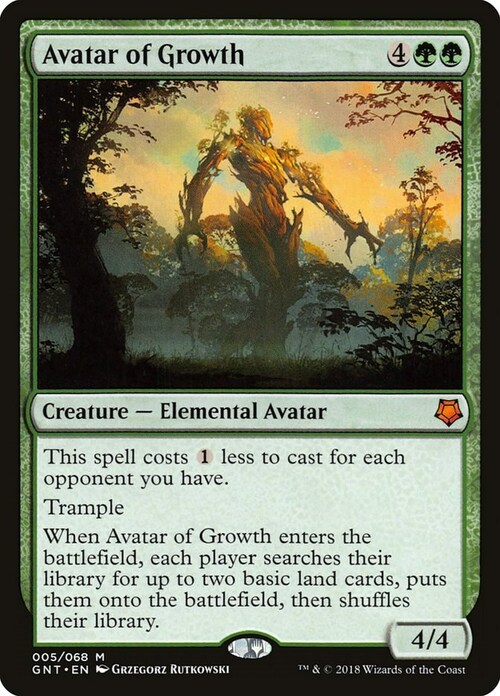 Avatar of Growth Card Front