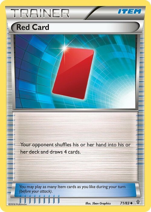 Red Card Card Front