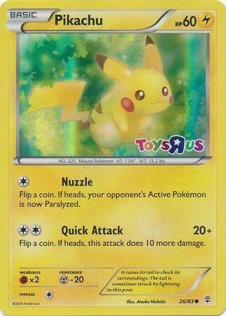 Pikachu Card Front