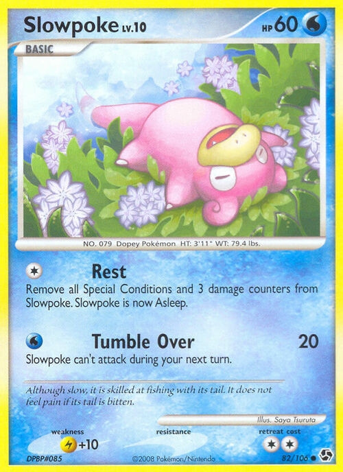 Slowpoke Card Front