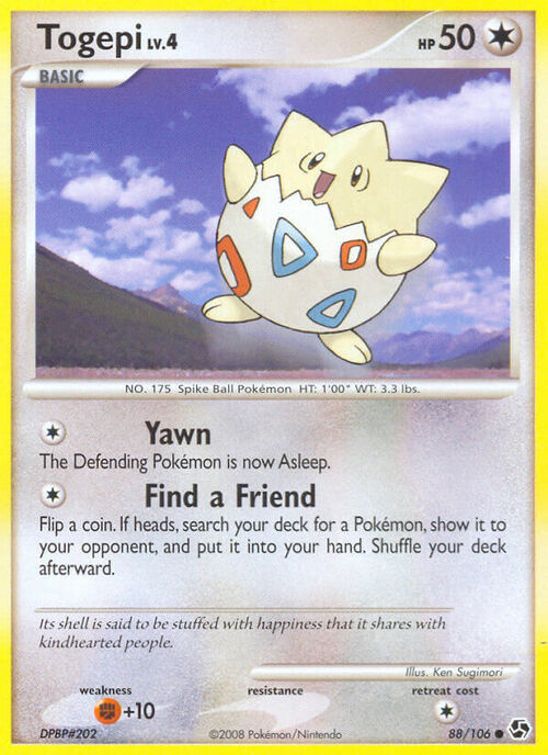 Togepi Card Front