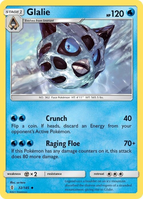 Glalie Card Front