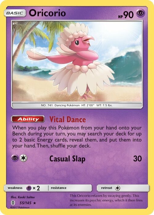 Oricorio Card Front