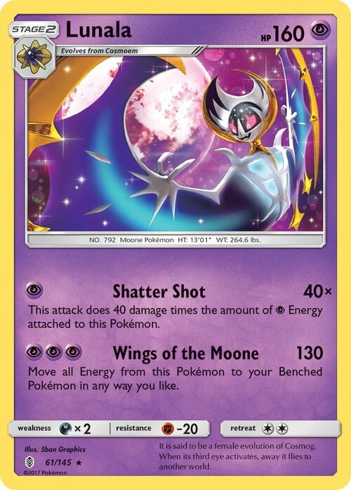 Lunala Card Front