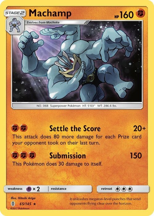 Machamp Card Front