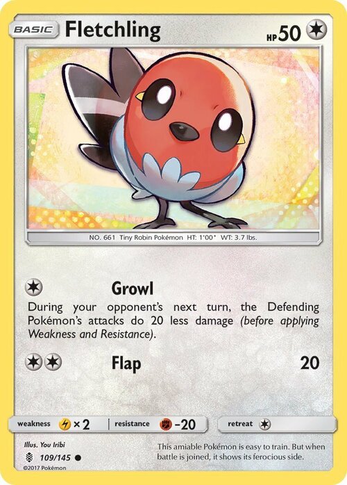 Fletchling Card Front