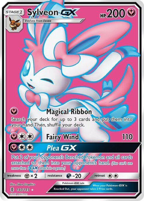 Sylveon GX Card Front