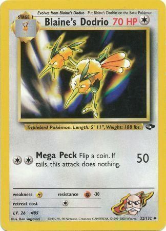 Blaine's Dodrio Card Front