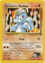 Giovanni's Machop