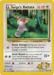 Lt. Surge's Rattata