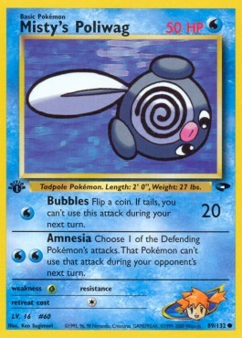 Misty's Poliwag Card Front