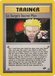 Lt. Surge's Secret Plan