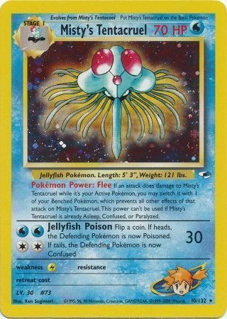 Misty's Tentacruel Card Front