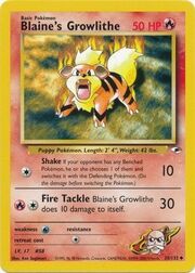 Blaine's Growlithe