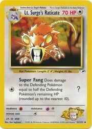 Lt. Surge's Raticate