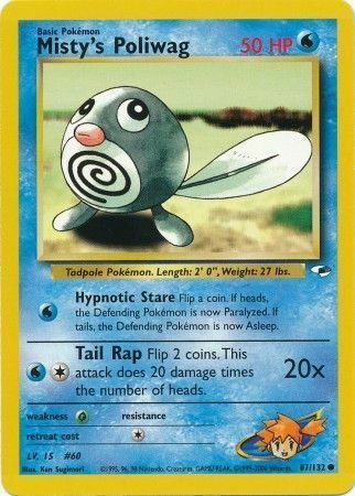 Misty's Poliwag Card Front