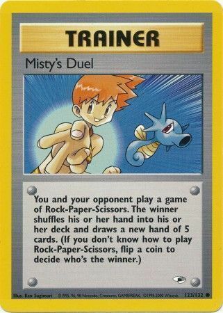 Misty's Duel Card Front