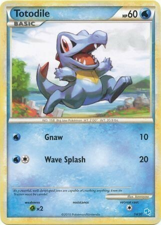 Totodile Card Front