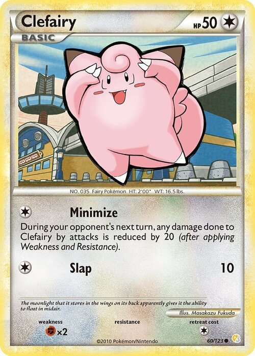 Clefairy Card Front