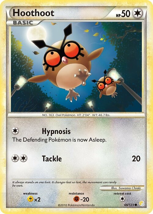 Hoothoot Card Front