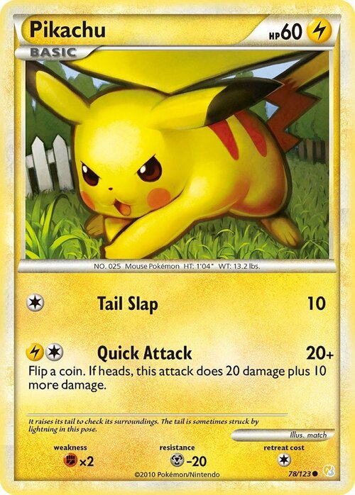 Pikachu Card Front