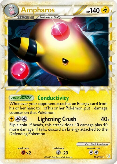 Ampharos Card Front