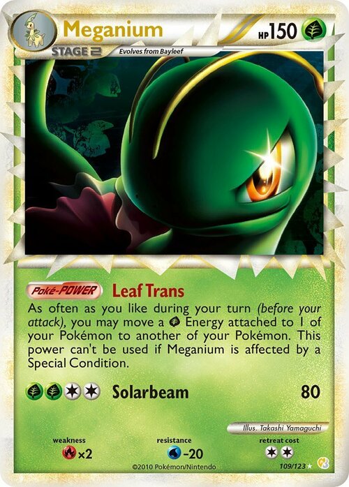 Meganium Card Front