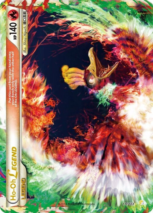 Ho-Oh Legend Card Front