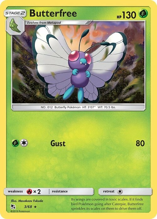 Butterfree Card Front