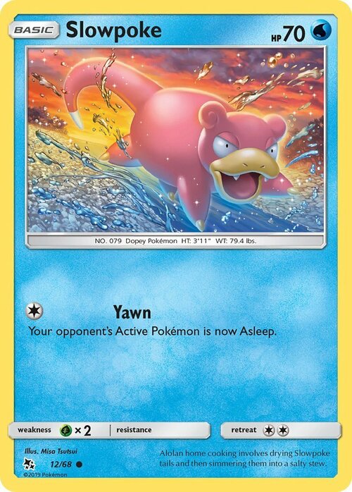 Slowpoke Card Front