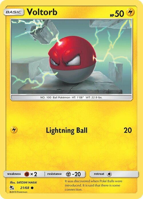 Voltorb Card Front