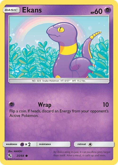 Ekans Card Front