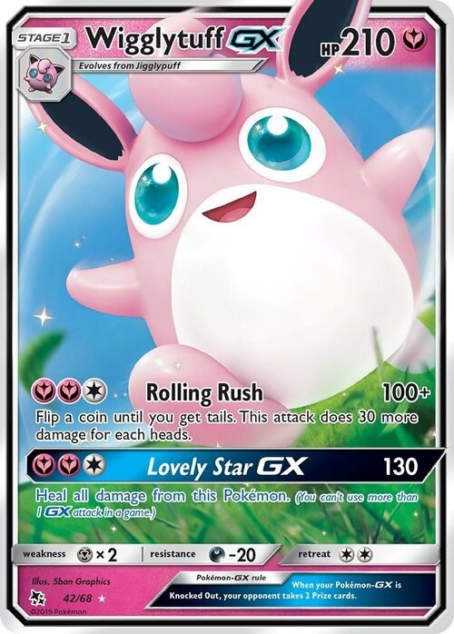 Wigglytuff GX Card Front