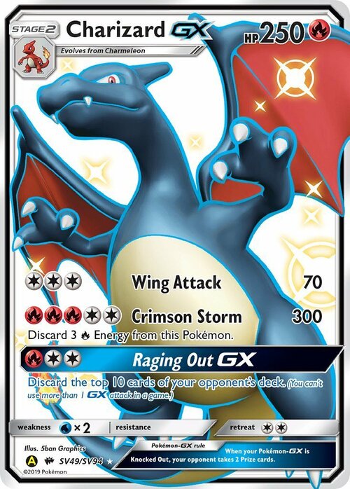 Charizard GX Card Front