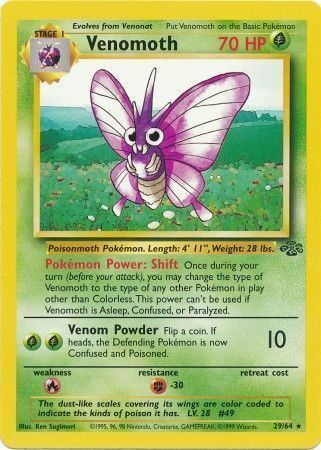 Venomoth Card Front