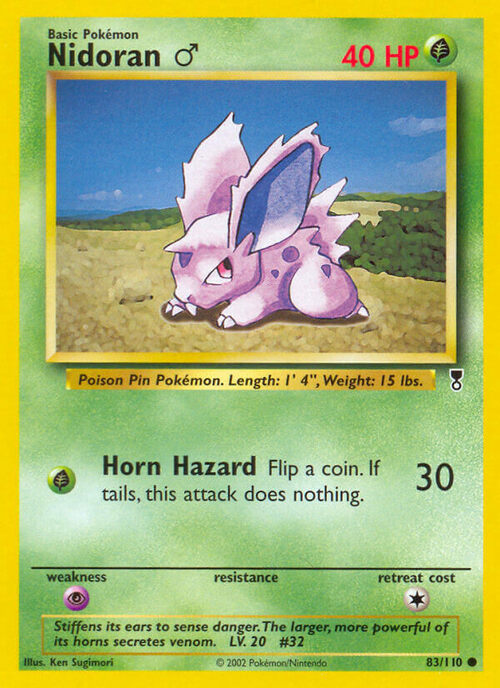 Nidoran M Card Front