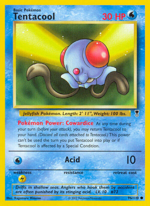 Tentacool Card Front