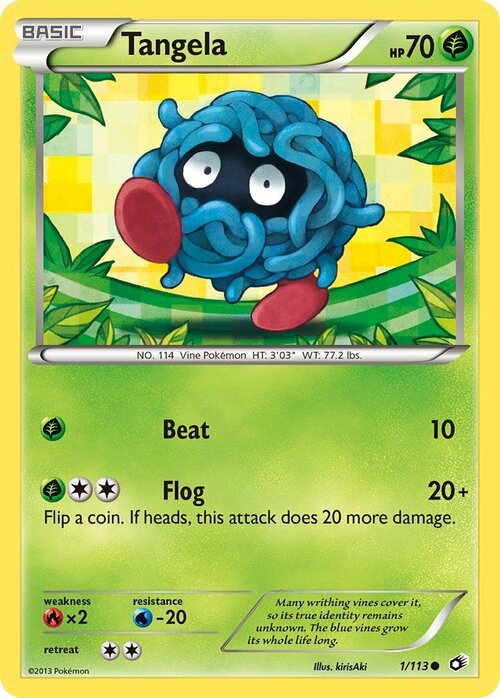 Tangela Card Front