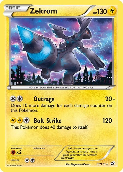 Zekrom Card Front