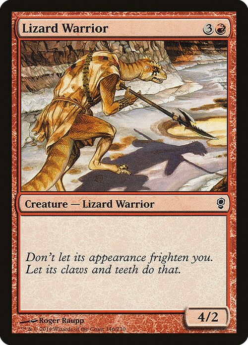 Lizard Warrior Card Front