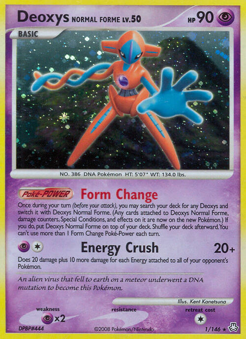 Deoxys Normal Forme Card Front