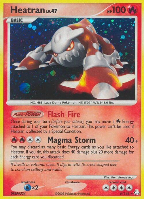 Heatran Lv.47 Card Front